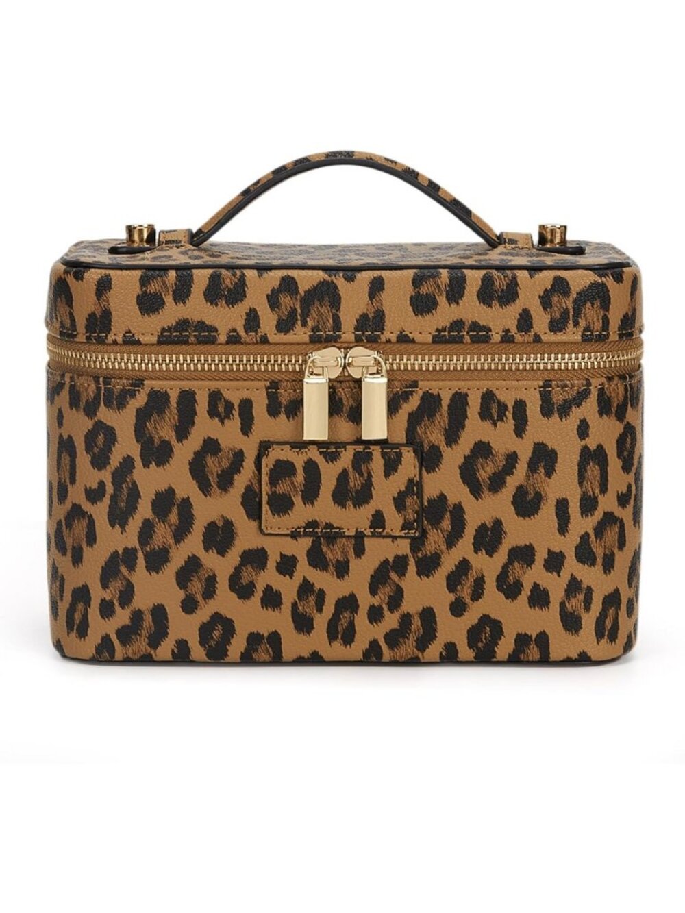 Leopard Print Makeup Bag | Travel Cosmetic Case | Stylish Toiletry Organizer